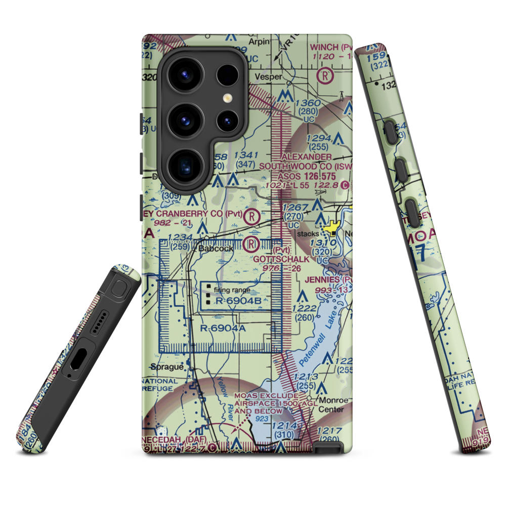 Gottschalk Field (91WI) VFR Sectional Samsung Phone Case Samsung Galaxy S24 Ultra model shown