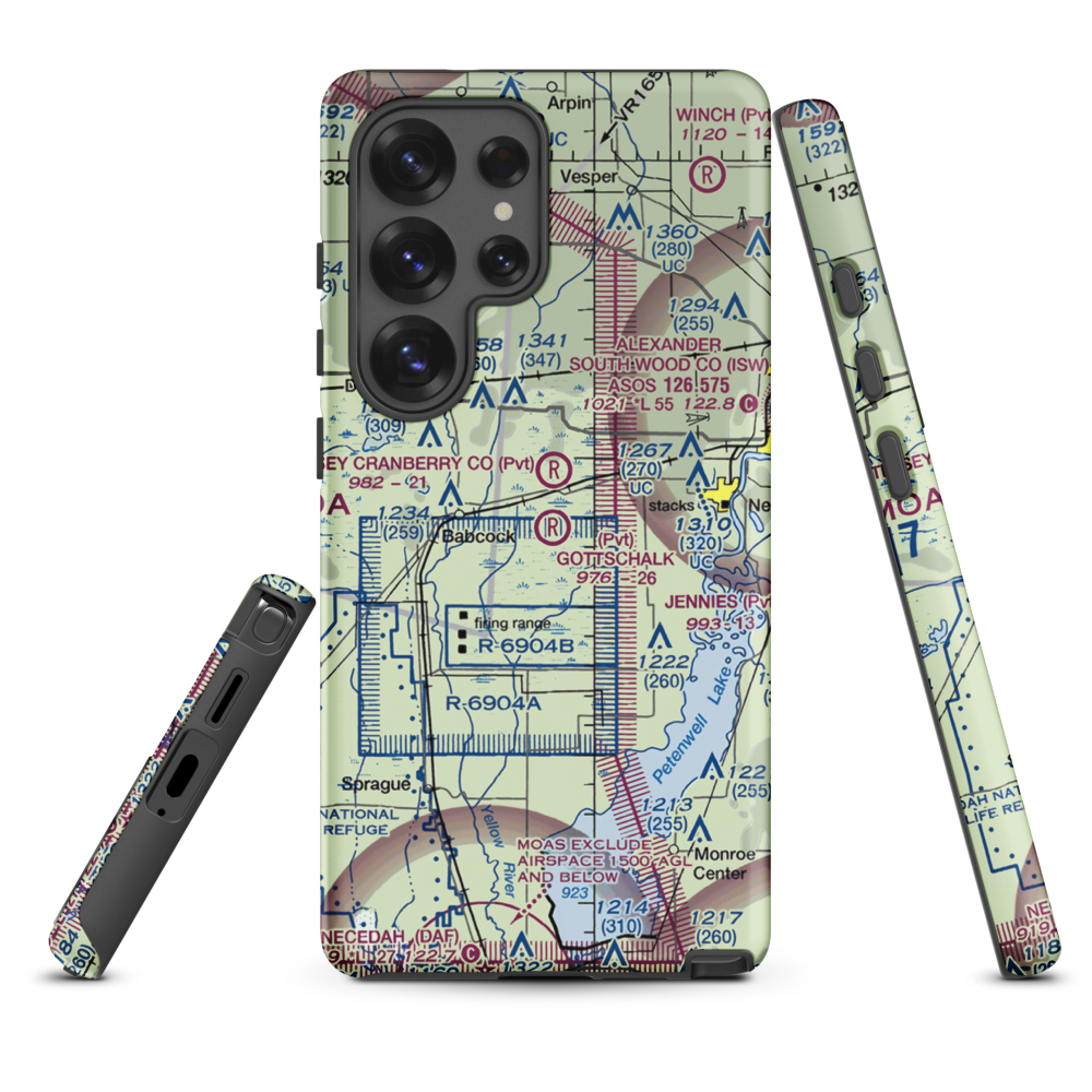 Gottschalk Field (91WI) VFR Sectional Samsung Phone Case Samsung Galaxy S25 Ultra model shown