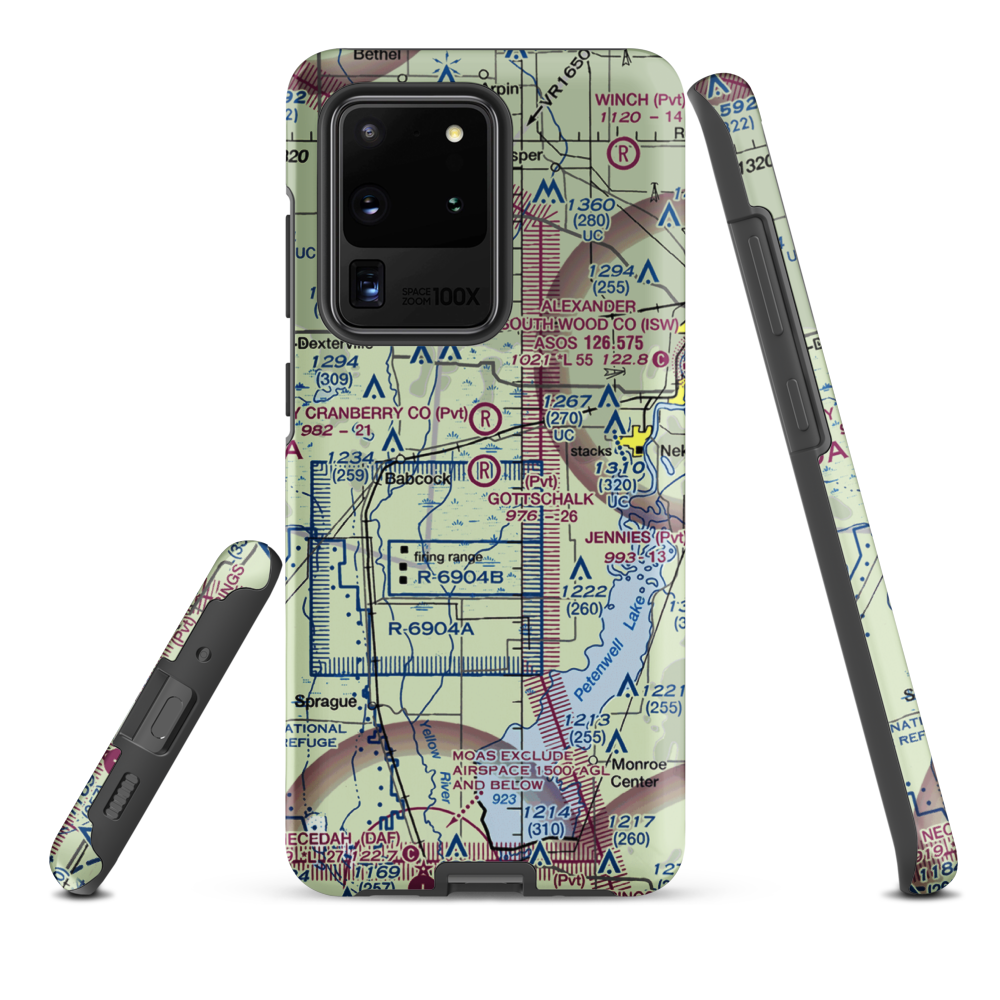 Gottschalk Field (91WI) VFR Sectional Samsung Phone Case Samsung Galaxy S20 Ultra model shown