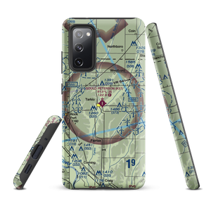 Gould Peterson Municipal Airport (K57) VFR Sectional Samsung Phone Case