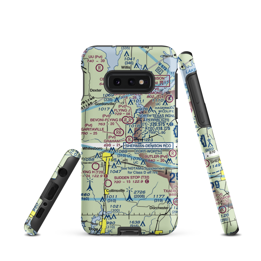 Graham Field (XS31) VFR Sectional Samsung Phone Case Samsung Galaxy S10 Plus model shown