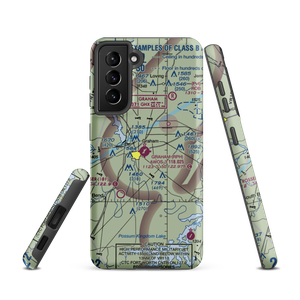 Graham Municipal Airport (RPH) VFR Sectional Samsung Phone Case