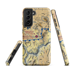 Grand Canyon Bar Ten Airstrip (1Z1) VFR Sectional Samsung Phone Case