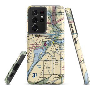 Grand Coulee Dam Airport (3W7) VFR Sectional Samsung Phone Case