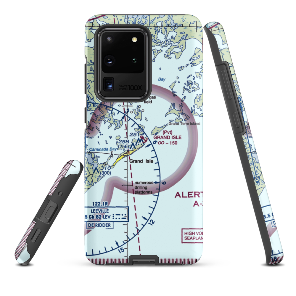 Grand Isle Seaplane Base (GNI) VFR Sectional Samsung Phone Case Samsung Galaxy S20 Ultra model shown
