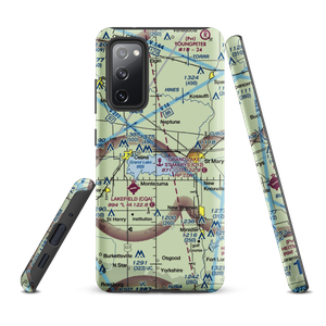 Grand Lake St Marys Seaplane Base (O12) VFR Sectional Samsung Phone Case