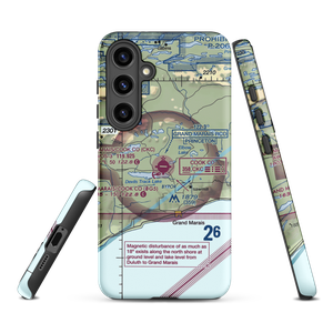 Grand Marais Cook County Airport (CKC) VFR Sectional Samsung Phone Case