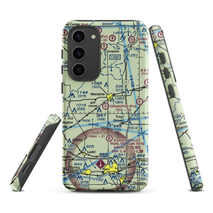 Grandpas' Farm Mendota Airport (0C7) VFR Sectional Samsung Phone Case