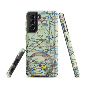 Grandpas' Farm Mendota Airport (0C7) VFR Sectional Samsung Phone Case