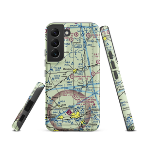 Grandpas' Farm Mendota Airport (IL22) VFR Sectional Samsung Phone Case