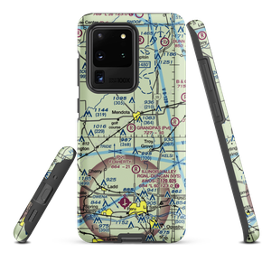 Grandpas' Farm Mendota Airport (IL22) VFR Sectional Samsung Phone Case