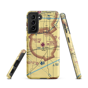 Grant Municipal Airport (GGF) VFR Sectional Samsung Phone Case