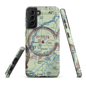 Grantsburg Municipal Airport (GTG) VFR Sectional Samsung Phone Case