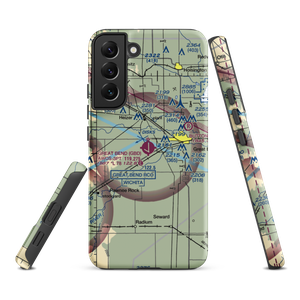 Great Bend Municipal Airport (GBD) VFR Sectional Samsung Phone Case
