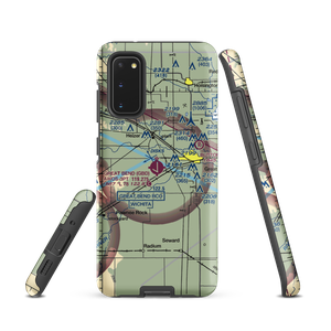 Great Bend Municipal Airport (GBD) VFR Sectional Samsung Phone Case