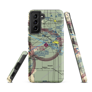 Great Bend Municipal Airport (GBD) VFR Sectional Samsung Phone Case