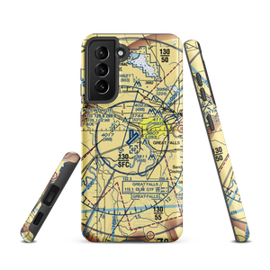 Great Falls International Airport (GTF) VFR Sectional Samsung Phone Case