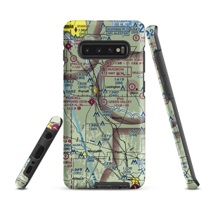 Green Valley Farms Airport (OK64) VFR Sectional Samsung Phone Case