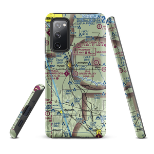 Green Valley Farms Airport (OK64) VFR Sectional Samsung Phone Case