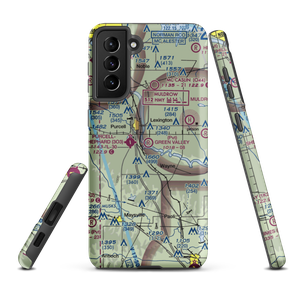 Green Valley Farms Airport (OK64) VFR Sectional Samsung Phone Case