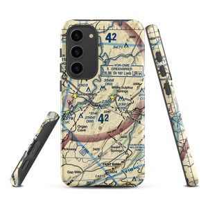 Greenbrier Airport (SSU) VFR Sectional Samsung Phone Case