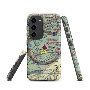 Greeneville-Greene County Municipal Airport (GCY) VFR Sectional Samsung Phone Case