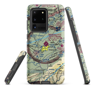 Greeneville-Greene County Municipal Airport (GCY) VFR Sectional Samsung Phone Case