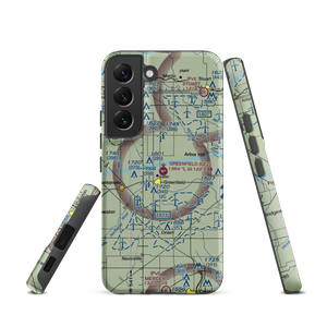 Greenfield Municipal Airport (GFZ) VFR Sectional Samsung Phone Case