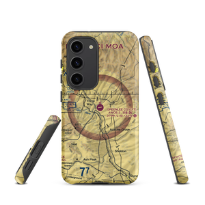 Greenlee County Airport (CFT) VFR Sectional Samsung Phone Case