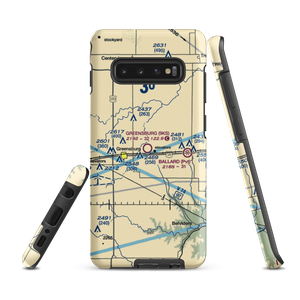 Greensburg Municipal Airport (9KS) VFR Sectional Samsung Phone Case