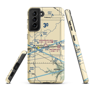 Greensburg Municipal Airport (9KS) VFR Sectional Samsung Phone Case