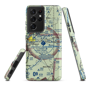 Greenwood–Leflore Airport (GWO) VFR Sectional Samsung Phone Case