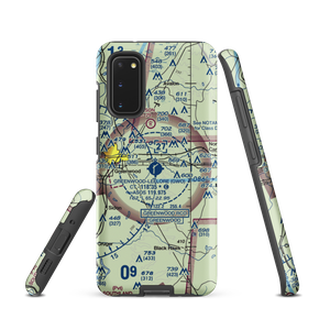 Greenwood–Leflore Airport (GWO) VFR Sectional Samsung Phone Case