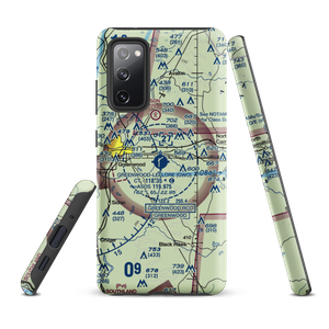 Greenwood–Leflore Airport (GWO) VFR Sectional Samsung Phone Case