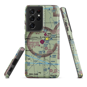 Gregory M. Simmons Memorial Airport (GZN) VFR Sectional Samsung Phone Case