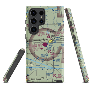 Gregory M. Simmons Memorial Airport (GZN) VFR Sectional Samsung Phone Case