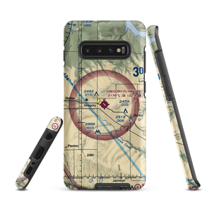 Gregory Municipal Airport - Flynn Field (9D1) VFR Sectional Samsung Phone Case