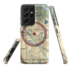 Gregory Municipal Airport - Flynn Field (9D1) VFR Sectional Samsung Phone Case