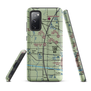 Grieve Airport (ND59) VFR Sectional Samsung Phone Case