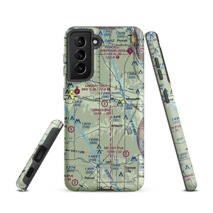 Grimes Airport (1OK7) VFR Sectional Samsung Phone Case