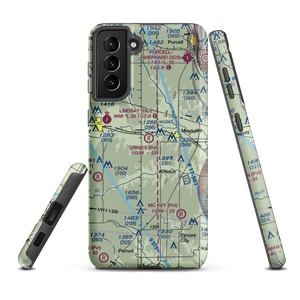 Grimes Airport (1OK7) VFR Sectional Samsung Phone Case