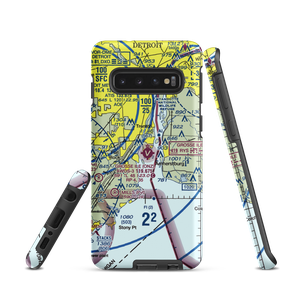 Grosse Ile Municipal Airport (ONZ) VFR Sectional Samsung Phone Case