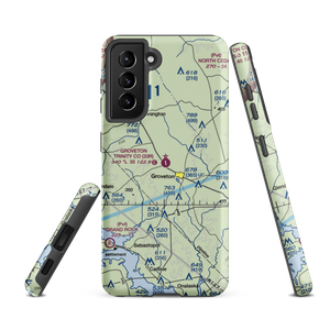 Groveton Trinity County Airport (33R) VFR Sectional Samsung Phone Case