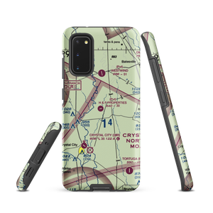 H & F Properties Airport (8TE4) VFR Sectional Samsung Phone Case