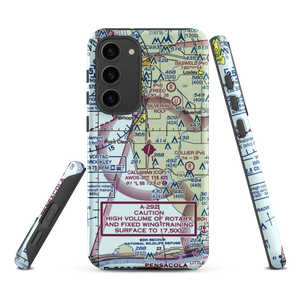 H L Sonny Callahan Airport (CQF) VFR Sectional Samsung Phone Case