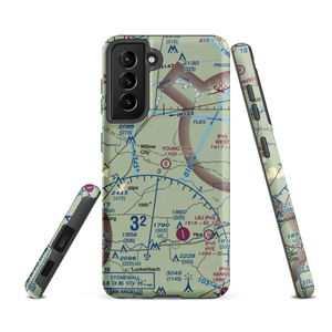 H Young Ranch Airport (4XS6) VFR Sectional Samsung Phone Case