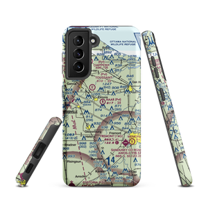 Haar Airport (9OH1) VFR Sectional Samsung Phone Case