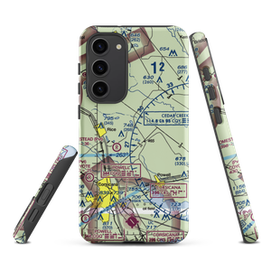 Hackberry Airport (1XA8) VFR Sectional Samsung Phone Case