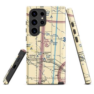 Hagen Private Airport (14ND) VFR Sectional Samsung Phone Case