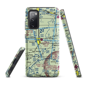 Hagi Landing Area Airport (39IS) VFR Sectional Samsung Phone Case